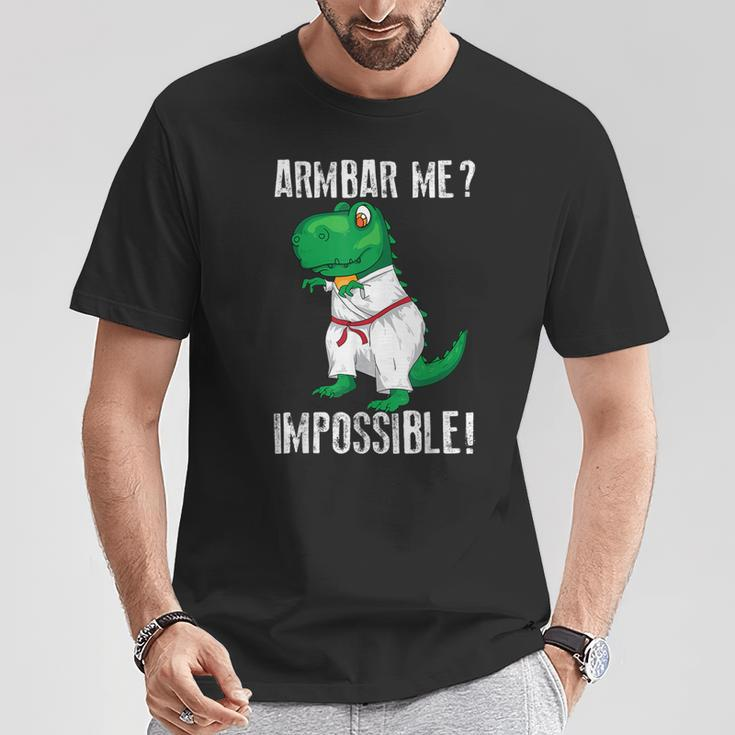 Armbar Me Impossible Cool Judo Dinosaur T-Shirt Unique Gifts