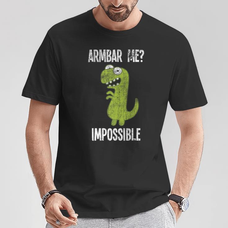 Armbar Me Impossible Trex Dinosaur Vintage Jiu Jitsu T-Shirt Unique Gifts