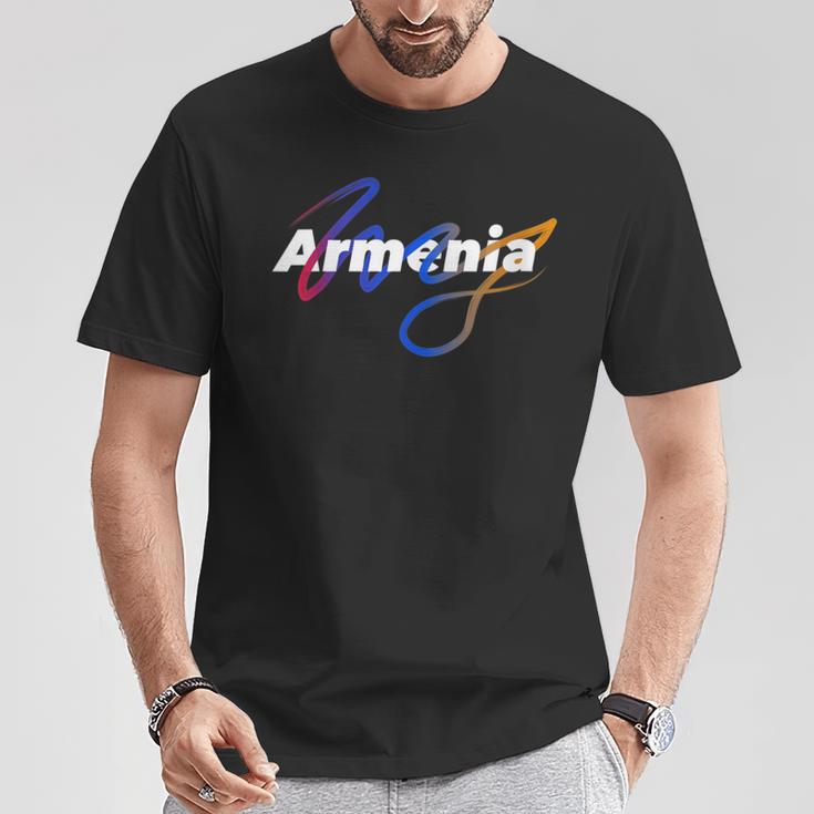 Armenian Pride Red Blue Orange Flag T-Shirt Unique Gifts