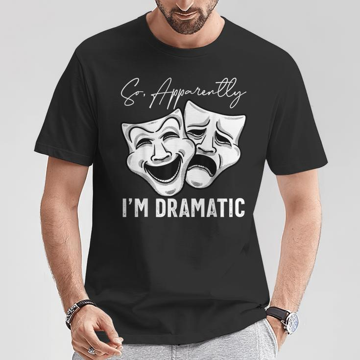 Theater Lover Drama Student Musical Actor Drama T-Shirt Unique Gifts
