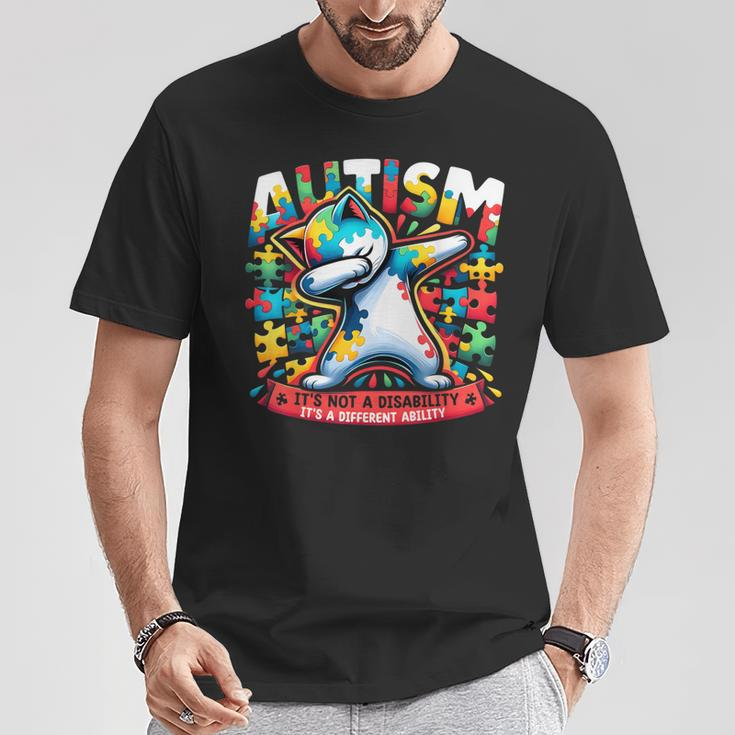 Autism It's Not A Disability It's A Different Ability Puzzle T-Shirt Unique Gifts
