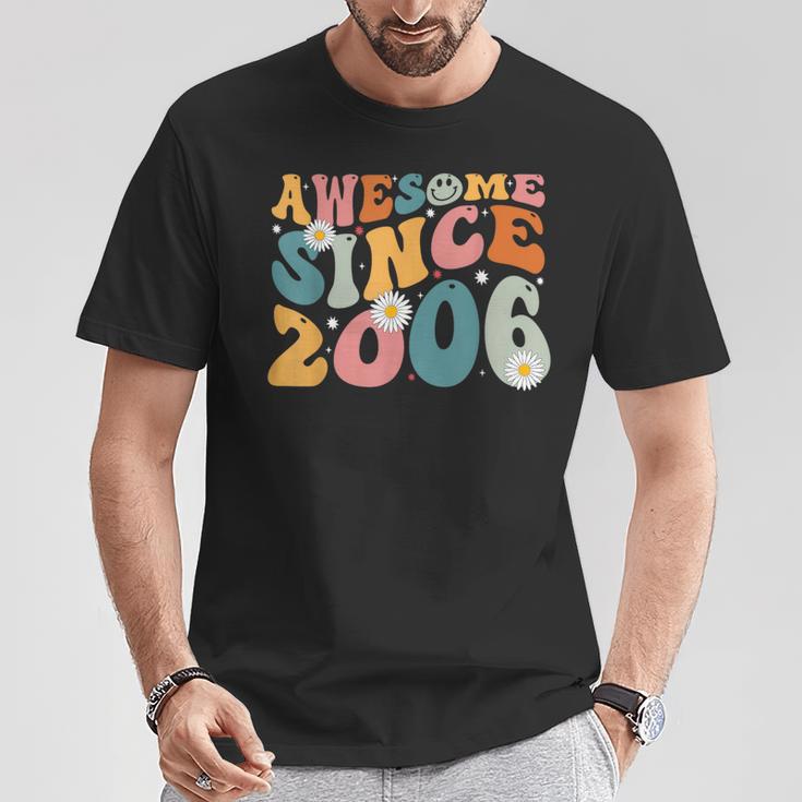 Awesome Since 2006 18Th Birthday Retro Born In 2006 T-Shirt Unique Gifts