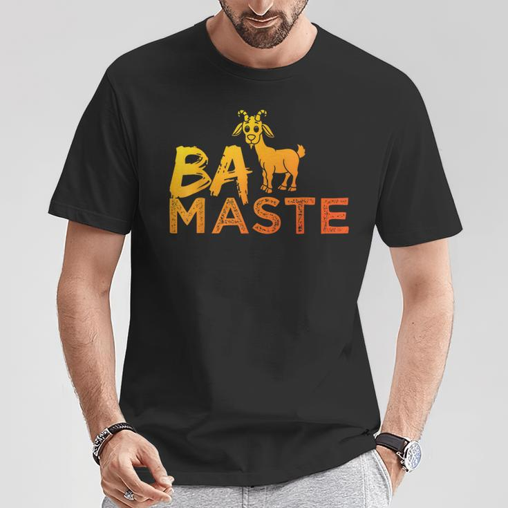 Baa Maste Goat Yoga Crazy Animal T-Shirt Unique Gifts