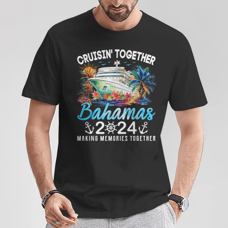 Bahamas Cruise 2024 Family Vacation Cruisin Together Bahamas T-Shirt Funny Gifts
