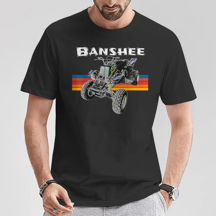Banshee Quad Atv Atc Vintage Retro All Terrain Vehicle T-Shirt Funny Gifts