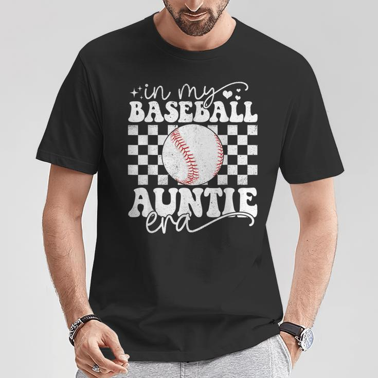 In My Baseball Auntie Era Baseball Auntie Mother's Day T-Shirt Unique Gifts