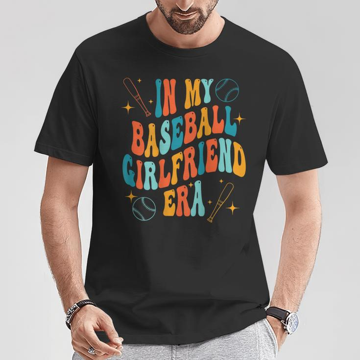 In My Baseball Girlfriend Era Baseball Girlfriend On Back T-Shirt Unique Gifts