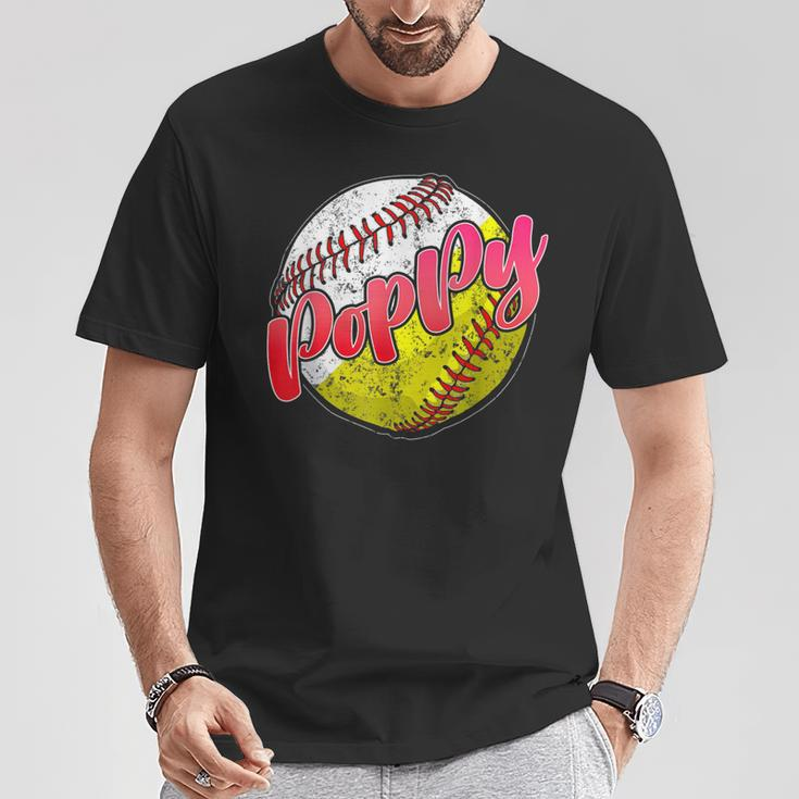 Baseball Softball Poppy Of Softball Baseball Player T-Shirt Unique Gifts