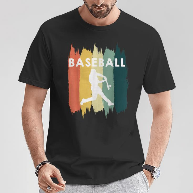 Baseball Sport Retro Baseball T-Shirt Lustige Geschenke