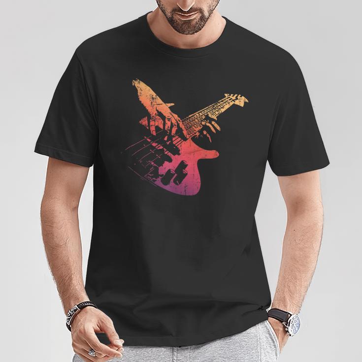 Bass Guitarintage Retro For Bassist T-Shirt Lustige Geschenke