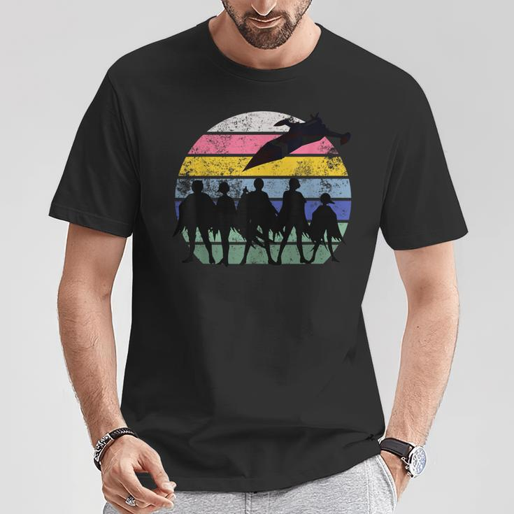 Battle Of The Planets Gatachaman G Force Vintage Sunset T-Shirt Unique Gifts