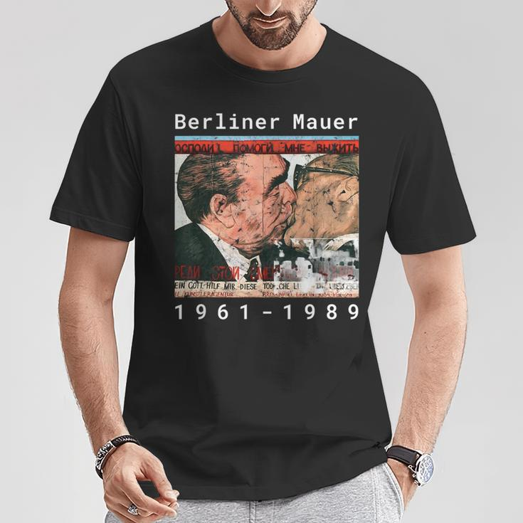 Berliner Mauer Bruderkuss T-Shirt Lustige Geschenke