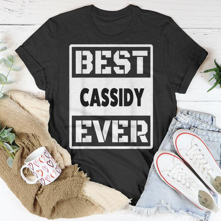 Best Cassidy Ever Custom Family Name T-Shirt Funny Gifts