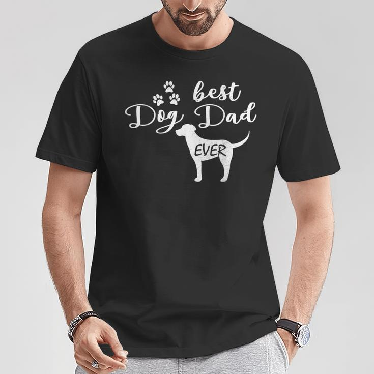 Best Dogs Dad Dog Owner Dog T-Shirt Lustige Geschenke