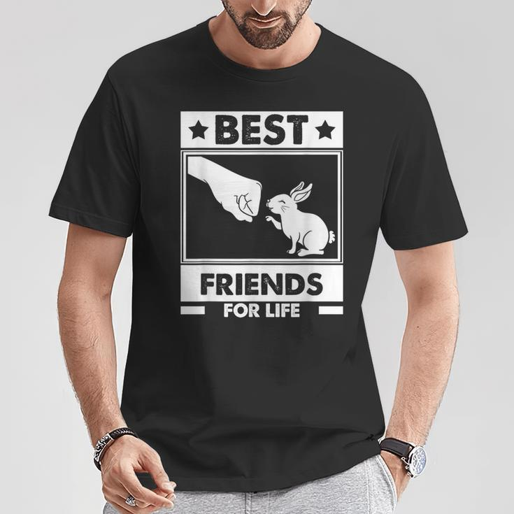 Best Friends For Life Rabbit Friends Rabbit T-Shirt Lustige Geschenke
