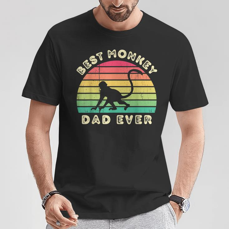 Best Monkey Dad Ever For Fathers Day T-Shirt Unique Gifts