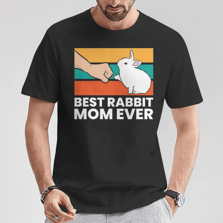 Best Rabbit Mom Ever Cute Bunny Rabbit Mom T-Shirt Unique Gifts
