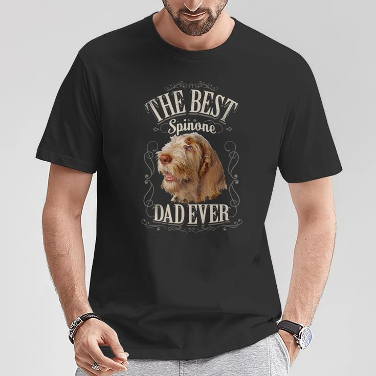 Best Spinone Dad Ever Italian Spinone Dog Vintage T-Shirt Unique Gifts