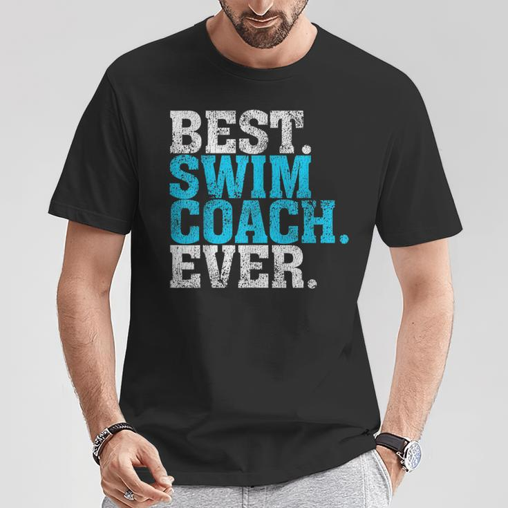 Best Swim Coach Ever Swim Coach T-Shirt Unique Gifts