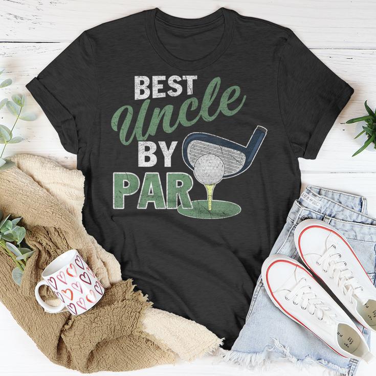 Best Uncle By Par Father's Day Golf Sports T-Shirt Unique Gifts