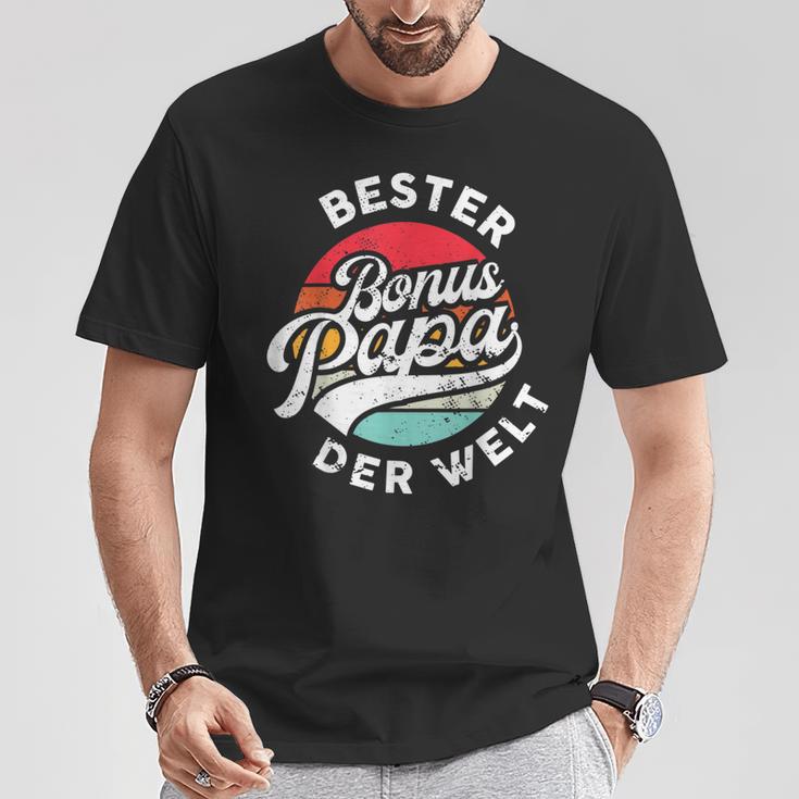 Bester Bonus Papa Der Weltintage Stepfather Father's Day T-Shirt Lustige Geschenke