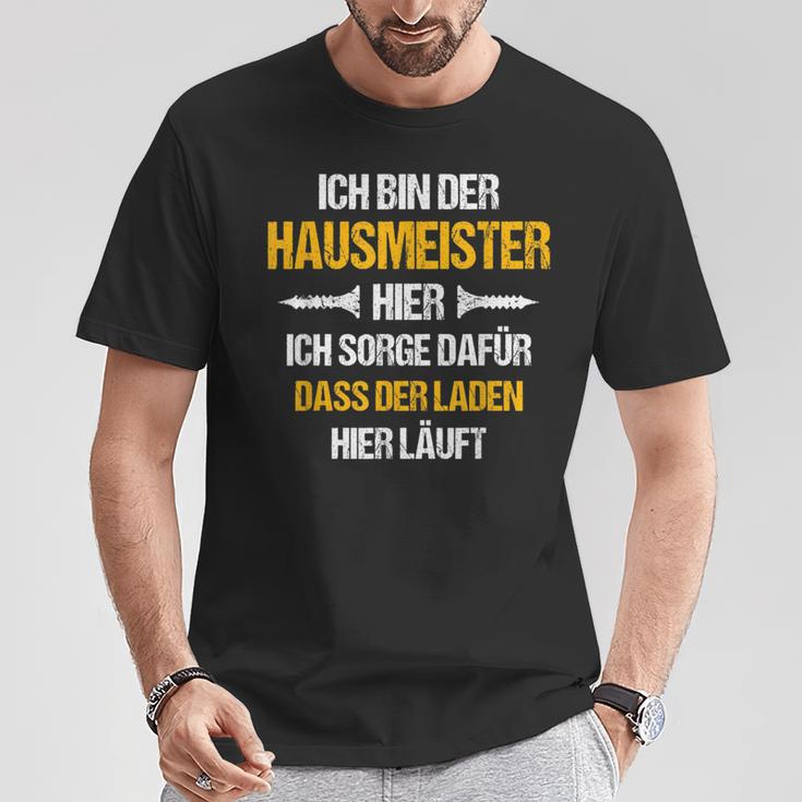 Bester Hausmeister Best Caretaker T-Shirt Lustige Geschenke