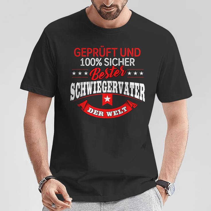 Bester Schwiegerfater Der Welt Best Schwiegerfater Der Welt T-Shirt Lustige Geschenke