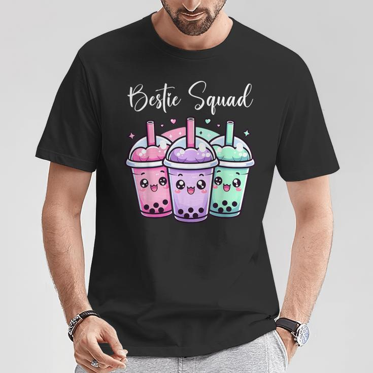 Bestie Squad Twin Day For Girls Bff Boba Tea Best Friend T-Shirt Unique Gifts