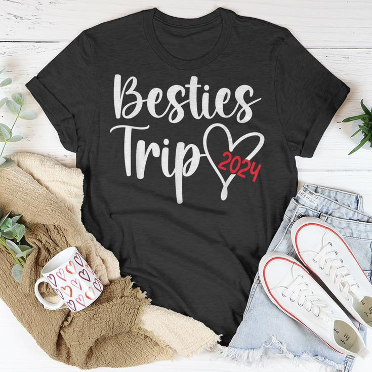Besties Trip 2024 Best Friend Vacation Besties Travel T-Shirt Unique Gifts