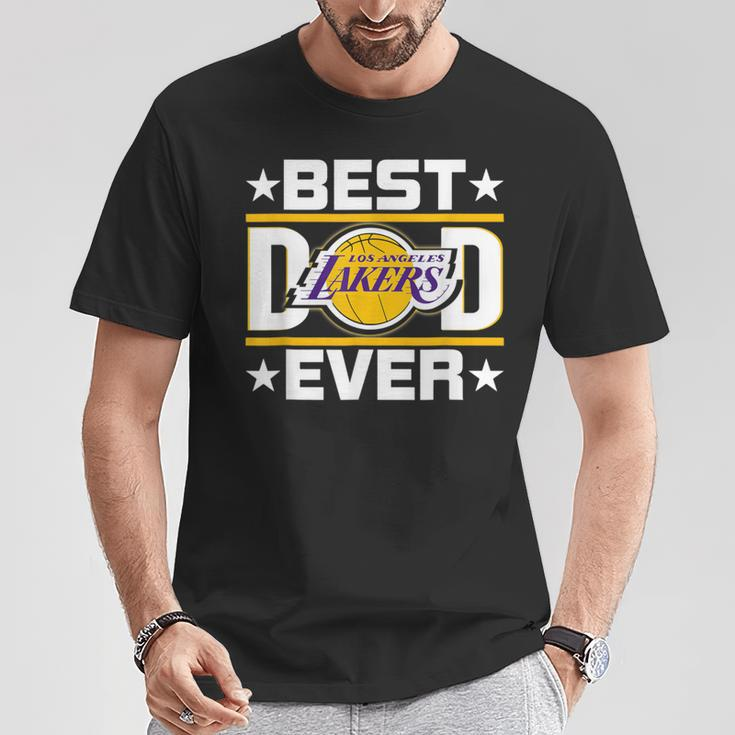 Bestlakersdad Ever Fathers Day For Men T-Shirt Unique Gifts