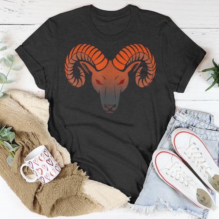 Big Horn Sheep Ram Head Horn Animal PrintT-Shirt Unique Gifts