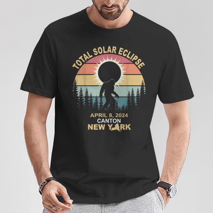 Bigfoot Canton New York Total Solar Eclipse 2024 T-Shirt Unique Gifts