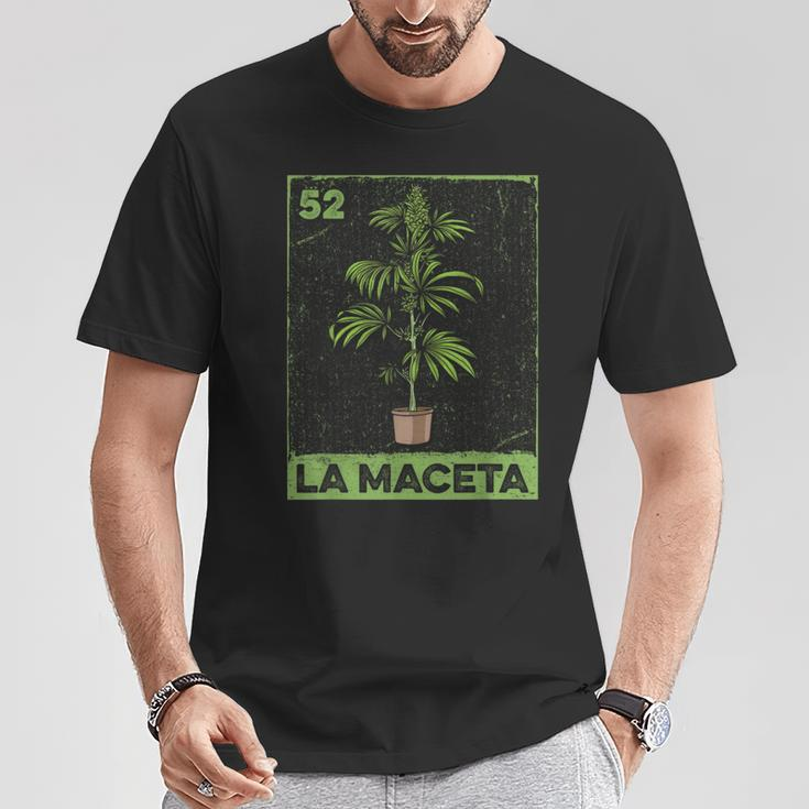 Bingo Spanish Cannabis Mexican Lottery La Maceta Themed T-Shirt Unique Gifts
