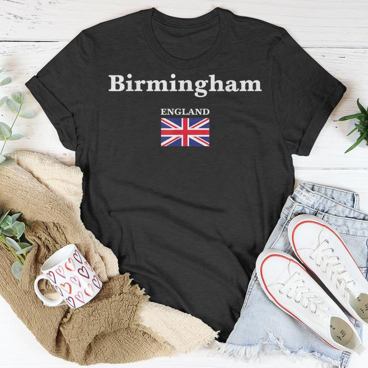 Birmingham England And The Union Jack Flag Of United Kingdom T-Shirt Unique Gifts