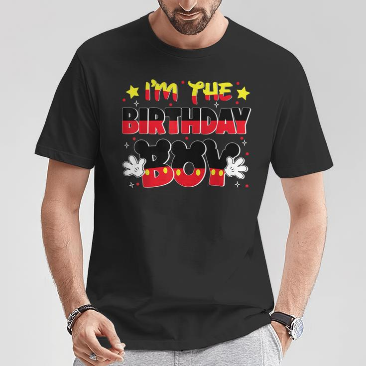 Im The Birthday Boy Mouse Family Matching T-Shirt Funny Gifts