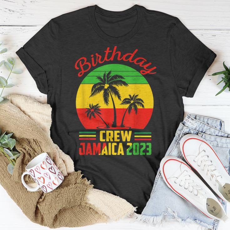 Birthday Jamaica Crew 2023 30Th 50Th Party Matching Retro T-Shirt Unique Gifts