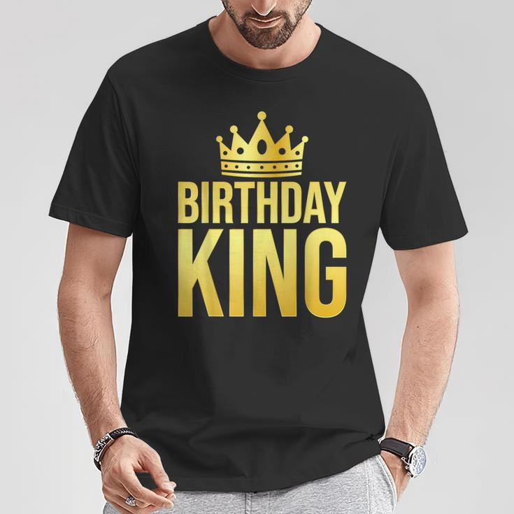 Birthday King Son Or Dad's Birthday Party T-Shirt Funny Gifts