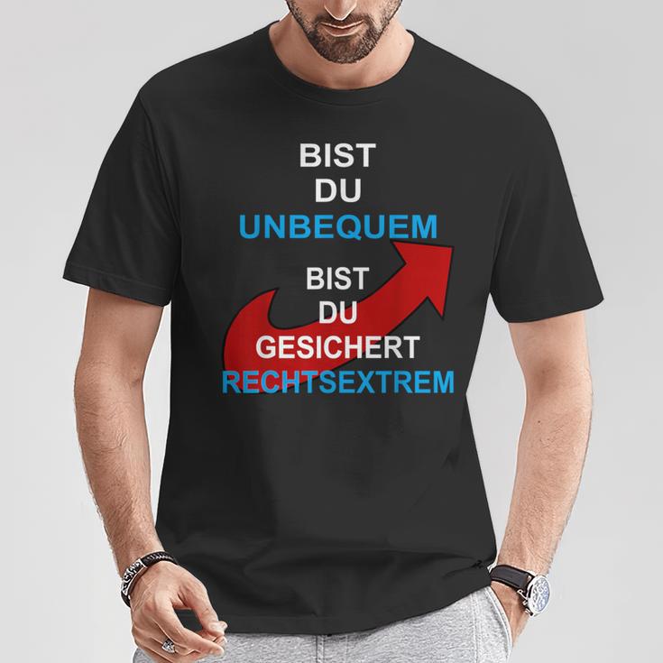 Bist Du Unbequem Bist Du Gesicher T-Shirt Lustige Geschenke