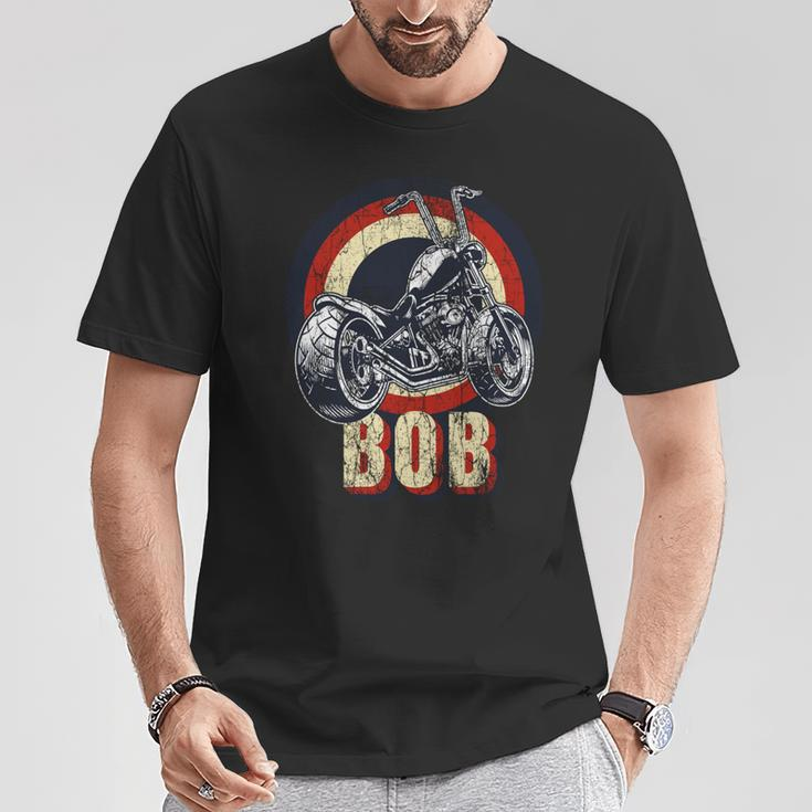 Bob The Bobber Customized Chop Motorcycle Bikers Vintage T-Shirt Unique Gifts