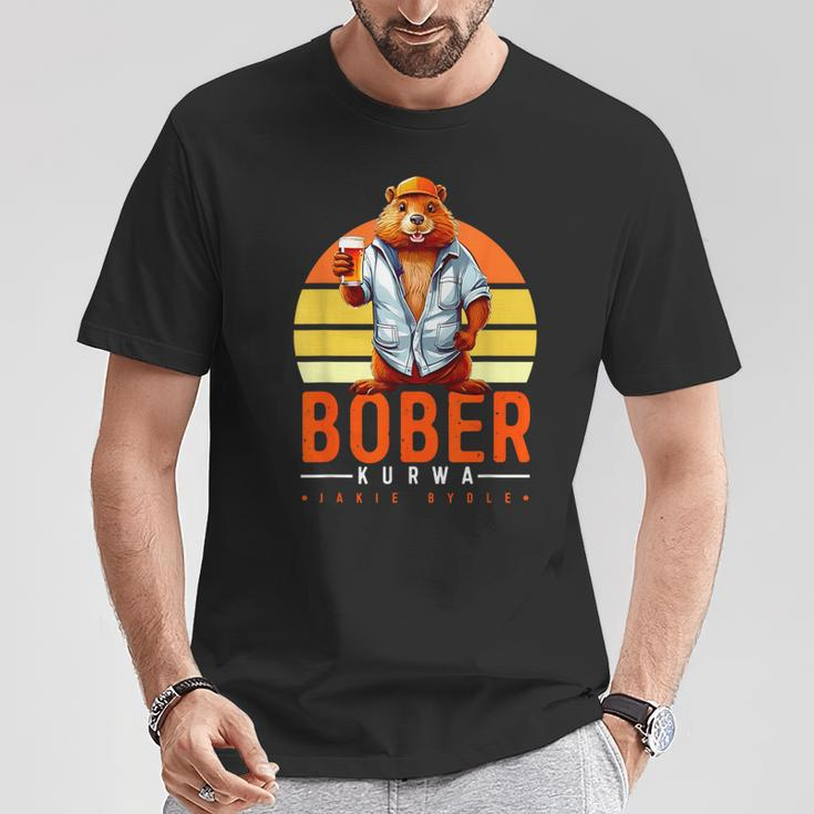 Bober Kurwa Polnisch Bier Bober T-Shirt Lustige Geschenke