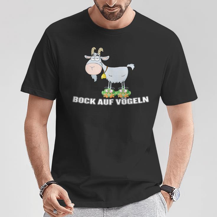 With Bock Aufogelgeln Zweideutigogel Ziegenbock Word Game T-Shirt Lustige Geschenke