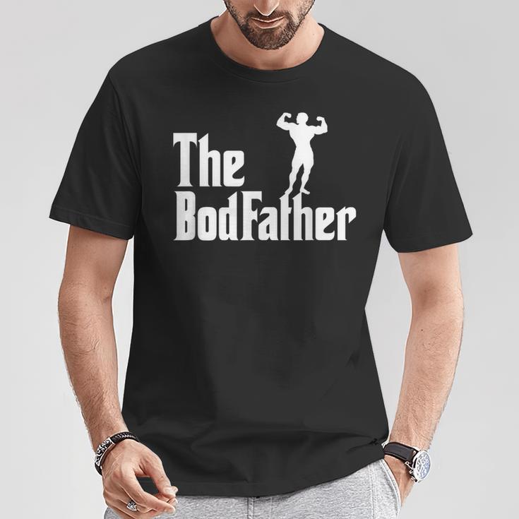 The Bod Father Weightlifting And Gym Fitness For Dads T-Shirt Unique Gifts