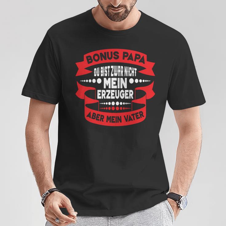 Bonuspapa Step Dad Bonus Dad T-Shirt Lustige Geschenke