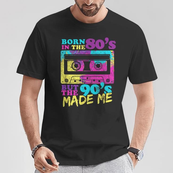 Born In The 80S But 90S Made Me Vintage Cassette T-Shirt Unique Gifts