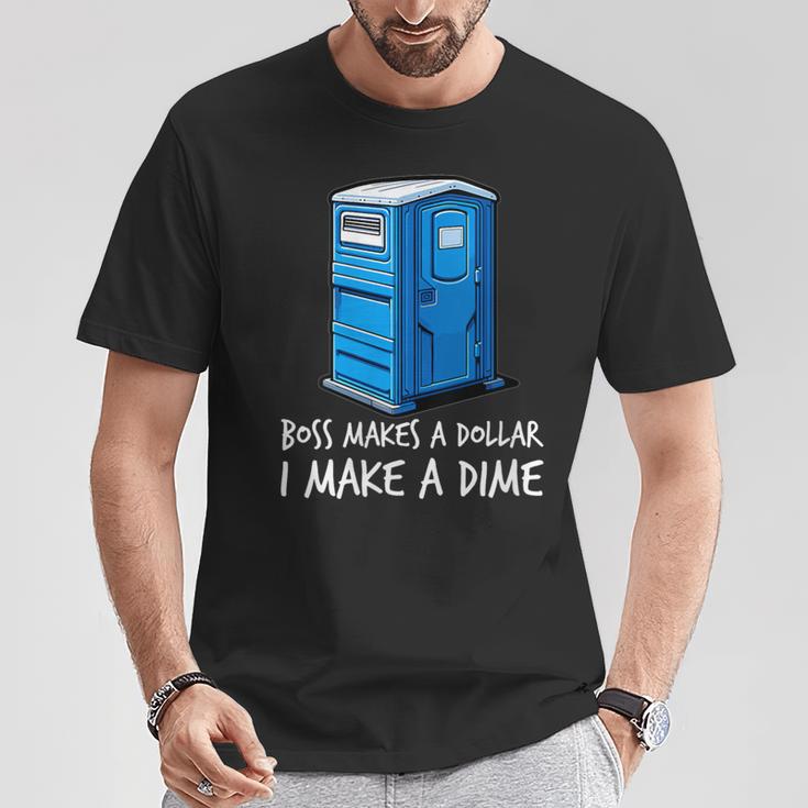 Boss Makes A Dollar I Make A Dime Meme T-Shirt Unique Gifts