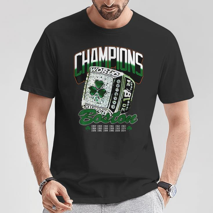 Boston World Champions Ring 2024 T-Shirt Unique Gifts