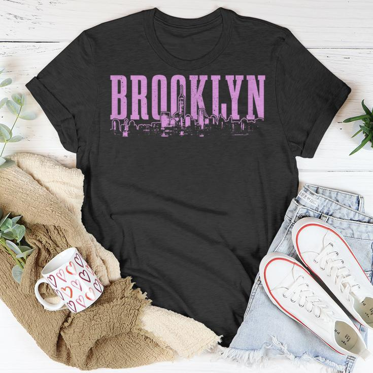 Brooklyn New York City Skyline Nyc Vintage Ny T-Shirt Unique Gifts