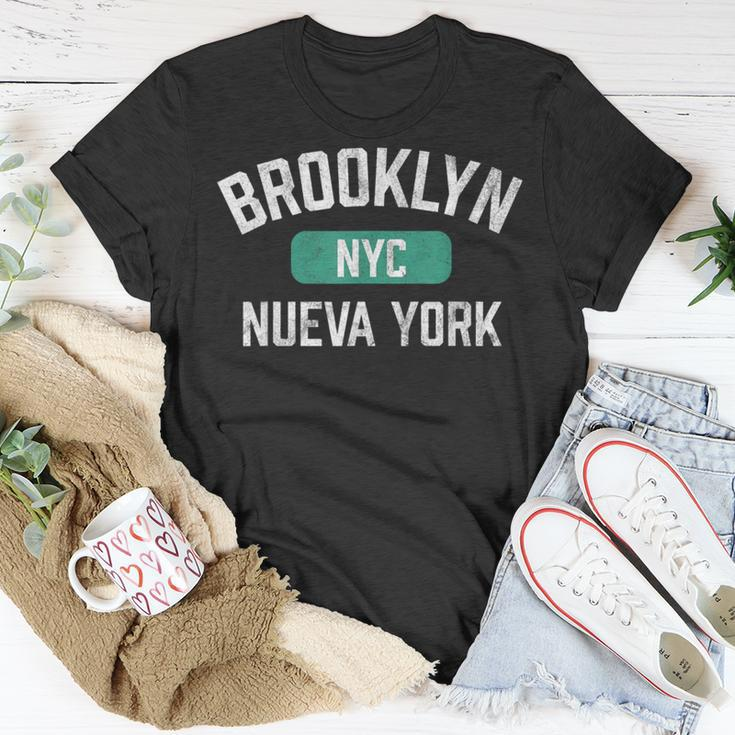 Brooklyn Nueva York Nyc New York Vintage Athletic Spanish T-Shirt Unique Gifts