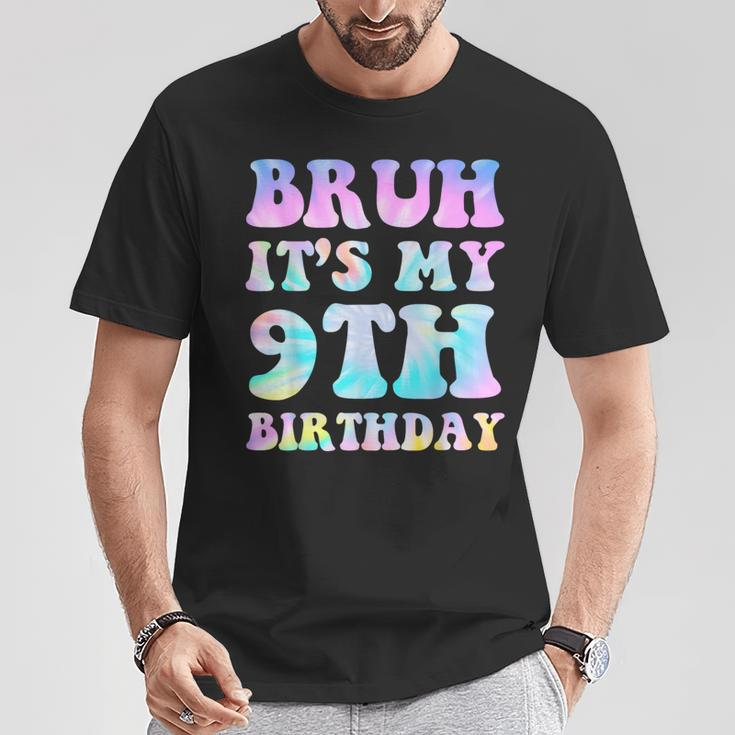 Bruh It's My 9Th Birthday 9Th Year Old 9Yr Birthday T-Shirt Unique Gifts