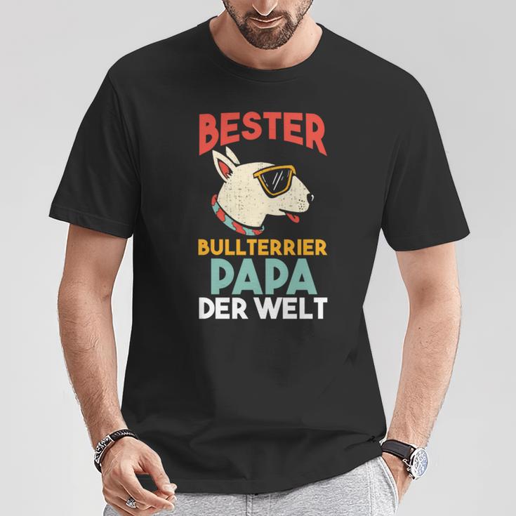 Bull Terrier Bull Terrier Dad T-Shirt Lustige Geschenke